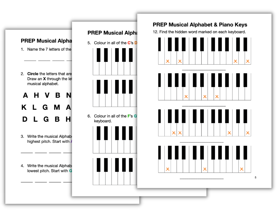image of the keyboard exercises