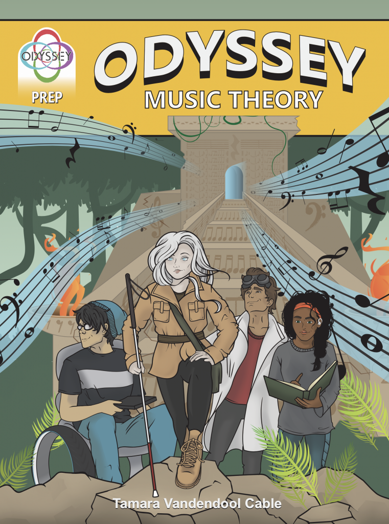 Odyssey music prep music theory cover for standard odyssey books section